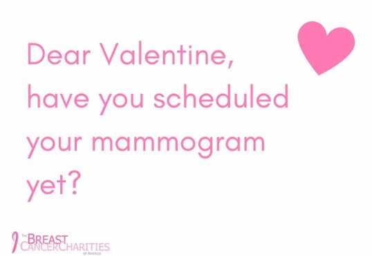 Valentine mammogram